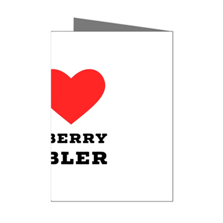 I love blueberry cobbler Mini Greeting Cards (Pkg of 8)