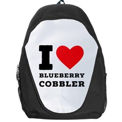 I Love Blueberry Cobbler Backpack Bag by ilovewhateva