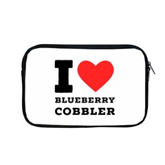 I Love Blueberry Cobbler Apple Macbook Pro 13  Zipper Case by ilovewhateva