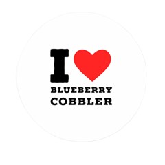 I Love Blueberry Cobbler Mini Round Pill Box by ilovewhateva