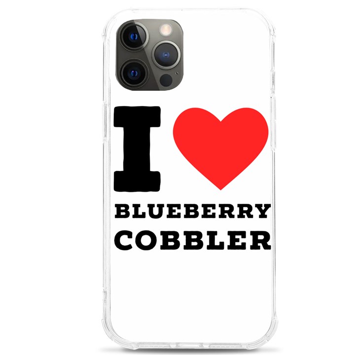 I love blueberry cobbler iPhone 12 Pro max TPU UV Print Case