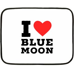 I Love Blue Moon Fleece Blanket (mini) by ilovewhateva