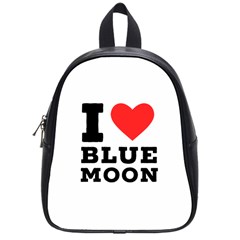 I Love Blue Moon School Bag (small) by ilovewhateva