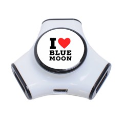 I Love Blue Moon 3-port Usb Hub by ilovewhateva