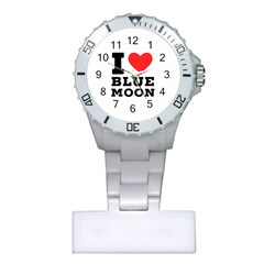 I Love Blue Moon Plastic Nurses Watch by ilovewhateva