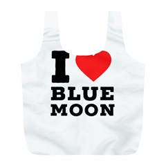 I Love Blue Moon Full Print Recycle Bag (l) by ilovewhateva