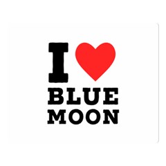 I Love Blue Moon Two Sides Premium Plush Fleece Blanket (large) by ilovewhateva