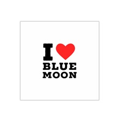 I Love Blue Moon Satin Bandana Scarf 22  X 22  by ilovewhateva