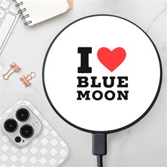 I Love Blue Moon Wireless Fast Charger(black) by ilovewhateva