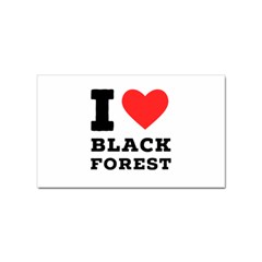 I Love Black Forest Sticker Rectangular (10 Pack) by ilovewhateva