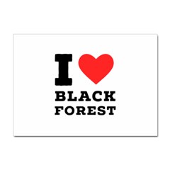 I Love Black Forest Sticker A4 (10 Pack) by ilovewhateva