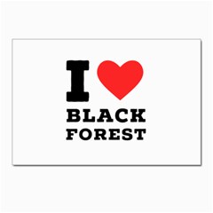 I Love Black Forest Postcard 4 x 6  (pkg Of 10) by ilovewhateva