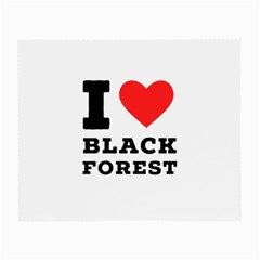 I Love Black Forest Small Glasses Cloth (2 Sides) by ilovewhateva