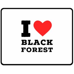 I Love Black Forest Fleece Blanket (medium) by ilovewhateva