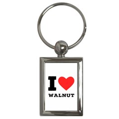 I Love Walnut Key Chain (rectangle) by ilovewhateva