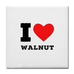 I love walnut Face Towel