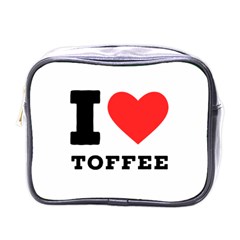 I Love Toffee Mini Toiletries Bag (one Side) by ilovewhateva