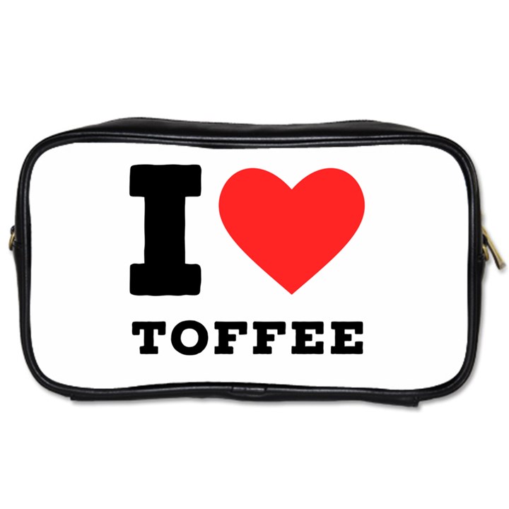 I love toffee Toiletries Bag (One Side)