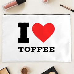 I Love Toffee Cosmetic Bag (xxl) by ilovewhateva