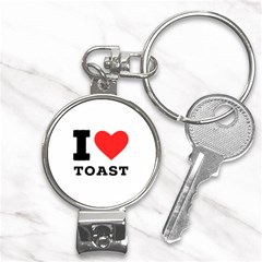 I Love Toast Nail Clippers Key Chain by ilovewhateva