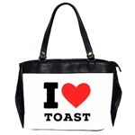 I love toast Oversize Office Handbag (2 Sides) Front