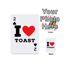 I Love Toast Playing Cards 54 Designs (mini) by ilovewhateva