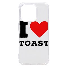 I Love Toast Iphone 14 Pro Tpu Uv Print Case