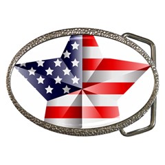 United States Of America Flag Of The United States Independence Day Belt Buckles by danenraven