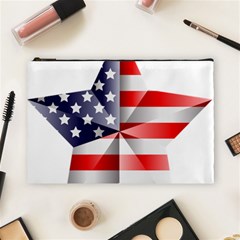 United States Of America Flag Of The United States Independence Day Cosmetic Bag (large) by danenraven