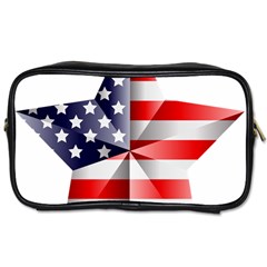 United States Of America Flag Of The United States Independence Day Toiletries Bag (one Side) by danenraven