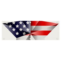 United States Of America Flag Of The United States Independence Day Banner And Sign 6  X 2  by danenraven