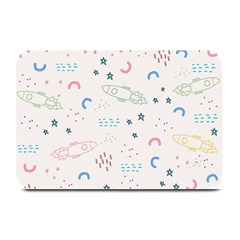 Spaceship Pattern Star Plate Mats by danenraven