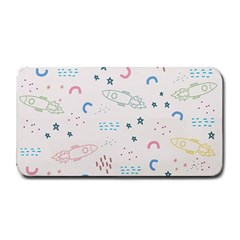 Spaceship Pattern Star Medium Bar Mat by danenraven