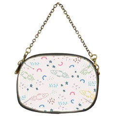 Spaceship Pattern Star Chain Purse (one Side) by danenraven