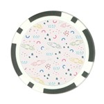 Spaceship Pattern Star Poker Chip Card Guard (10 pack) Back