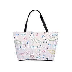 Spaceship Pattern Star Classic Shoulder Handbag by danenraven