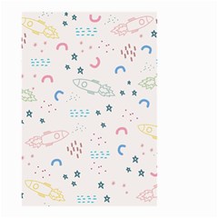 Spaceship Pattern Star Small Garden Flag (two Sides) by danenraven