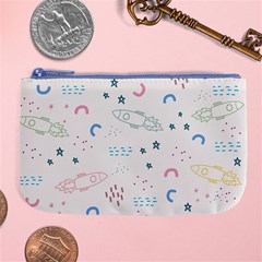 Spaceship Pattern Star Large Coin Purse by danenraven