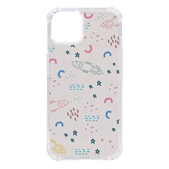 Spaceship Pattern Star Iphone 14 Tpu Uv Print Case