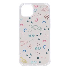 Spaceship Pattern Star Iphone 14 Plus Tpu Uv Print Case