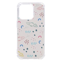 Spaceship Pattern Star Iphone 14 Pro Tpu Uv Print Case by danenraven