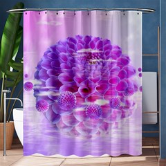 Dahlia Blossom Bloom Dahlias Fall Shower Curtain 60  X 72  (medium)  by danenraven