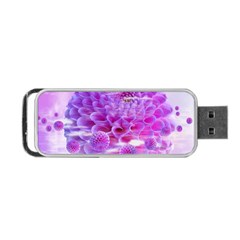 Dahlia Blossom Bloom Dahlias Fall Portable Usb Flash (two Sides) by danenraven