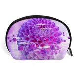 Dahlia Blossom Bloom Dahlias Fall Accessory Pouch (Large) Front