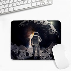 Astronaut Space Walk Small Mousepad by danenraven