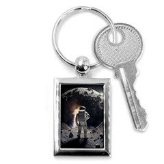 Astronaut Space Walk Key Chain (rectangle) by danenraven