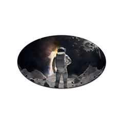 Astronaut Space Walk Sticker (oval) by danenraven