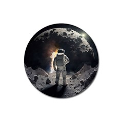 Astronaut Space Walk Magnet 3  (round) by danenraven