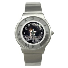 Astronaut Space Walk Stainless Steel Watch by danenraven