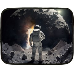 Astronaut Space Walk Fleece Blanket (mini) by danenraven